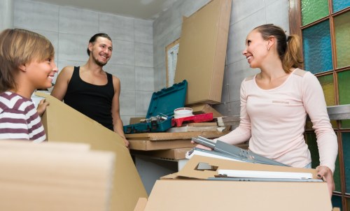 House removalists preparing a local Sutton home move