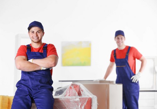 Local man with van loading furniture for a Sutton home move