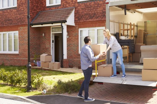 Furniture pick-up service handling bulky items in Sutton residential streets
