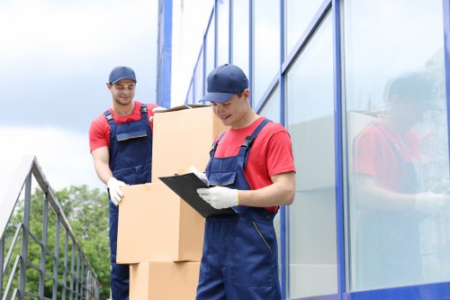 Removal van safety policy with secure loading practices