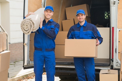 Removal van in Sutton ready for a home move