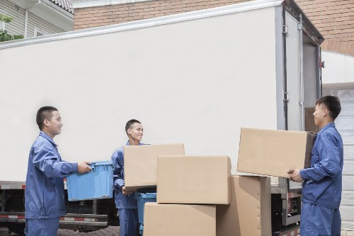Removal van loading and transport service paperwork