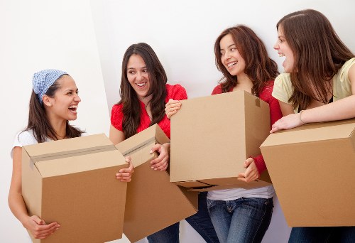 Careful unpacking and box organisation after a Sutton relocation