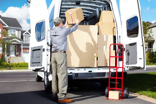 Local moving vehicle suited for Sutton residential streets
