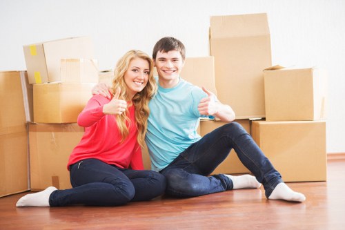 Local Sutton removal van used for residential relocation