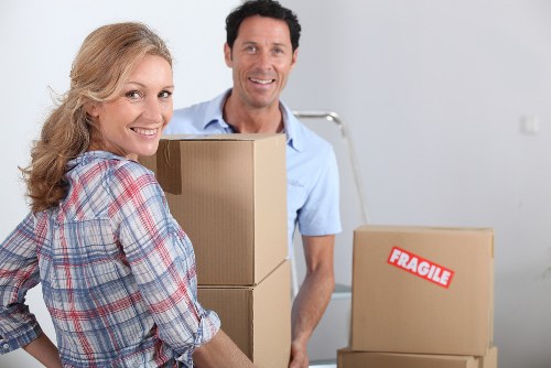 Customer agreeing to removal van terms and conditions
