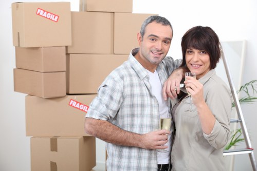 Local moving team handling a flat move in Sutton
